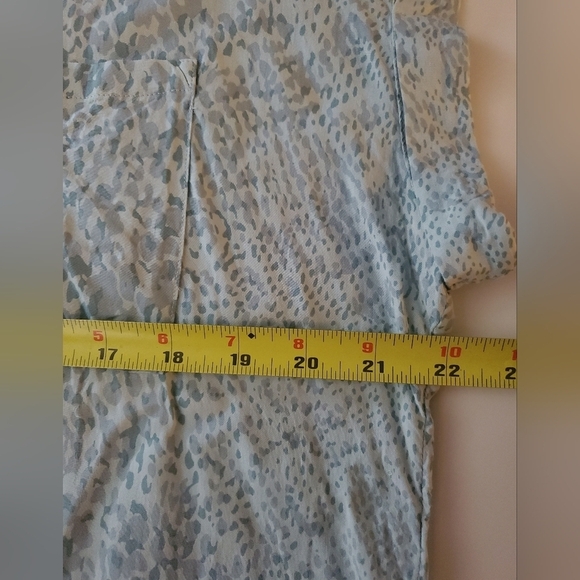 Womens Rails Whitney Shirt Size Large Mint Boa - Picture 13 of 14